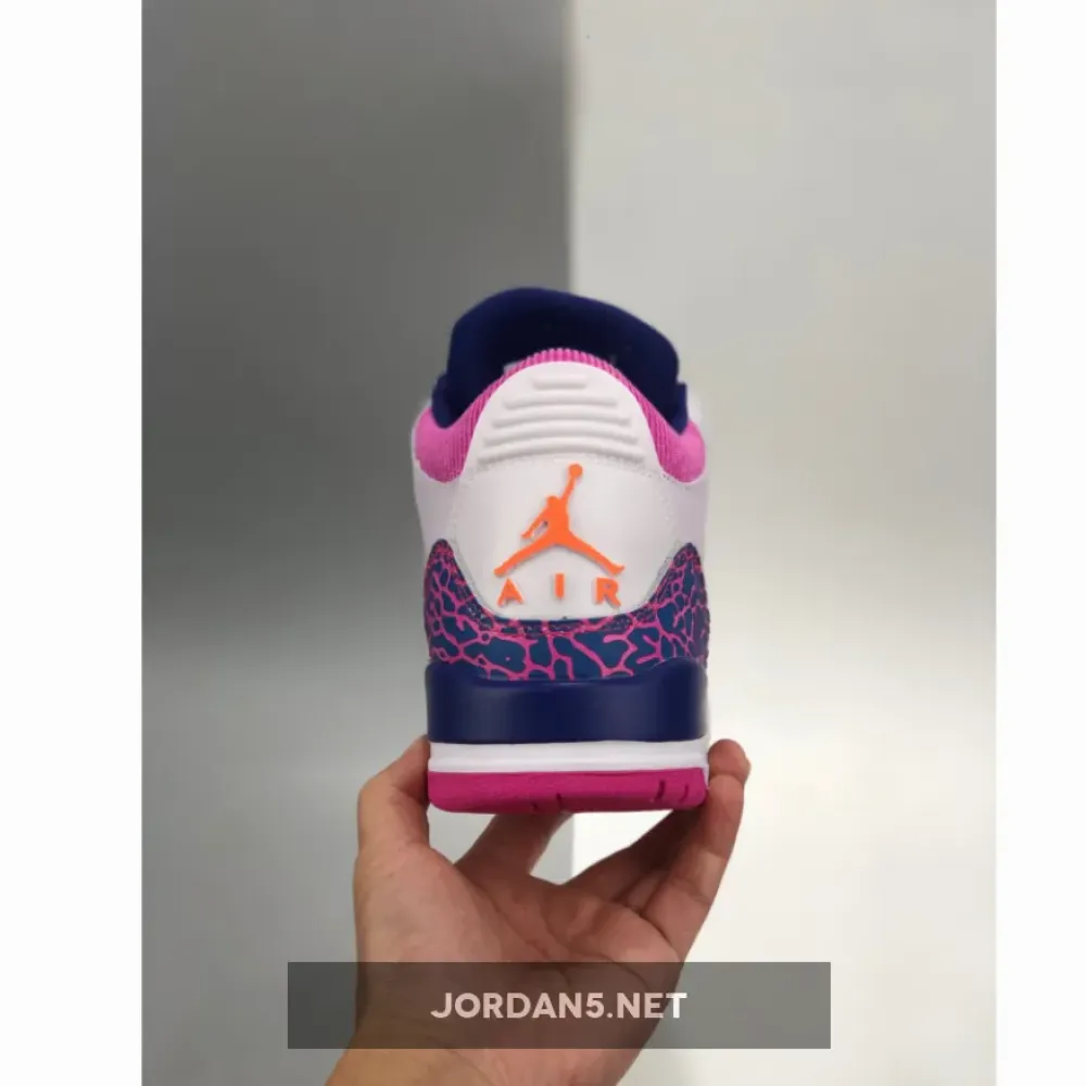 Air Jordan 3 GS Barely Grape/Hyper Crimson-Fire Pink 441140-500