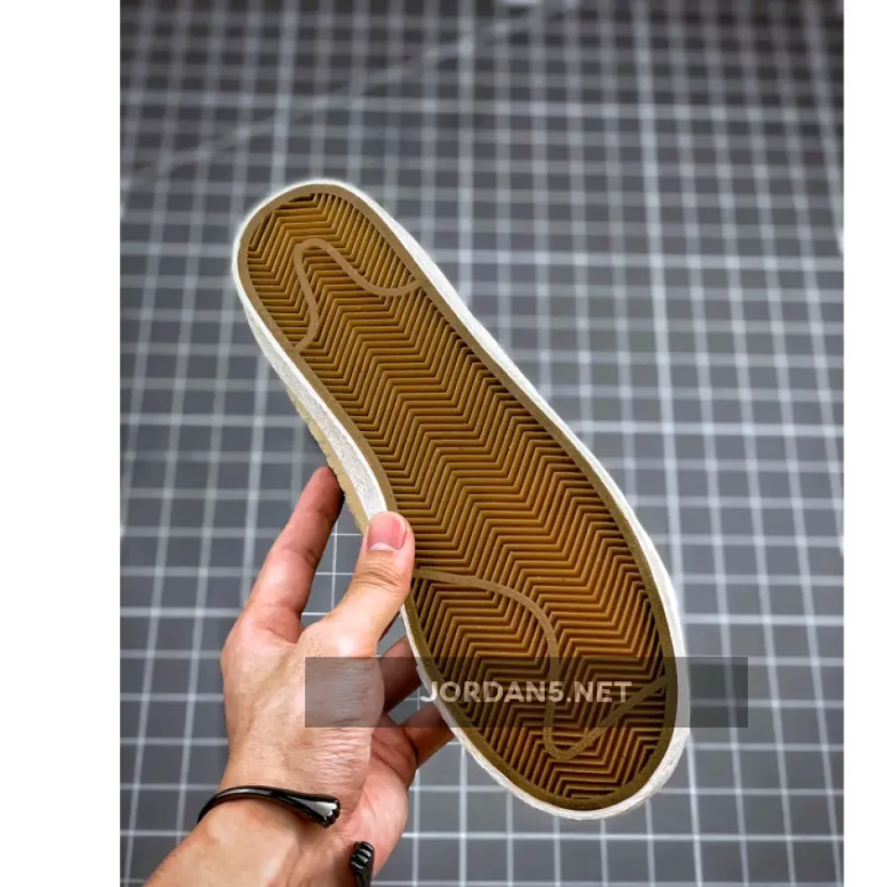 Nike SB Blazer Mid “Sashiko” Sesame/Mystic Navy-Sail-Gum Light Brown CT0715-200