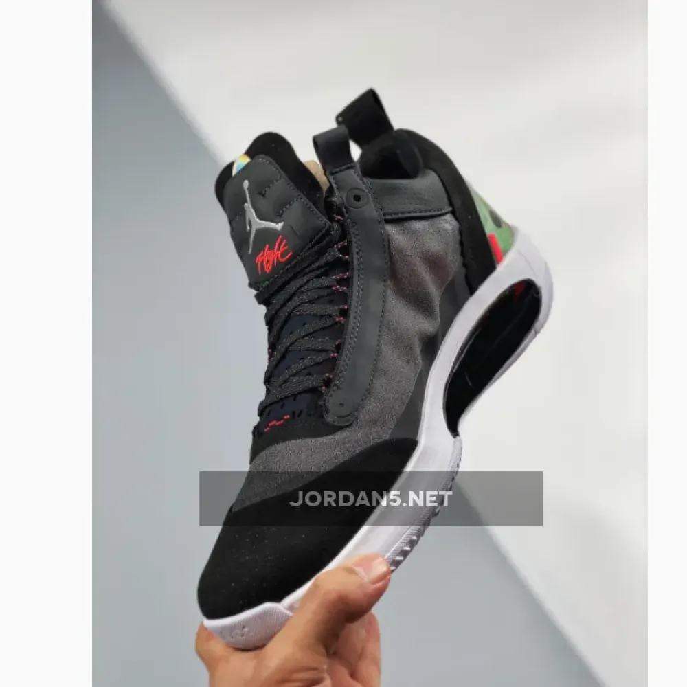 Air Jordan 34 Low “Heritage” Black/Metallic Silver-White-Red Orbit CU3473-001