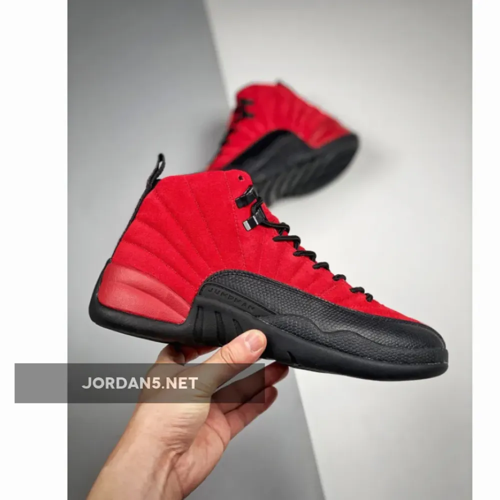 Air Jordan 12 ‘Reverse Flu Game’ Varsity Red/Black CT8013-602