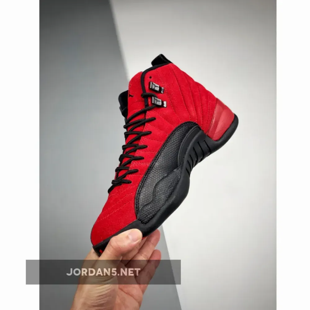 Air Jordan 12 ‘Reverse Flu Game’ Varsity Red/Black CT8013-602