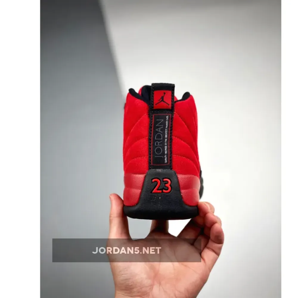 Air Jordan 12 ‘Reverse Flu Game’ Varsity Red/Black CT8013-602