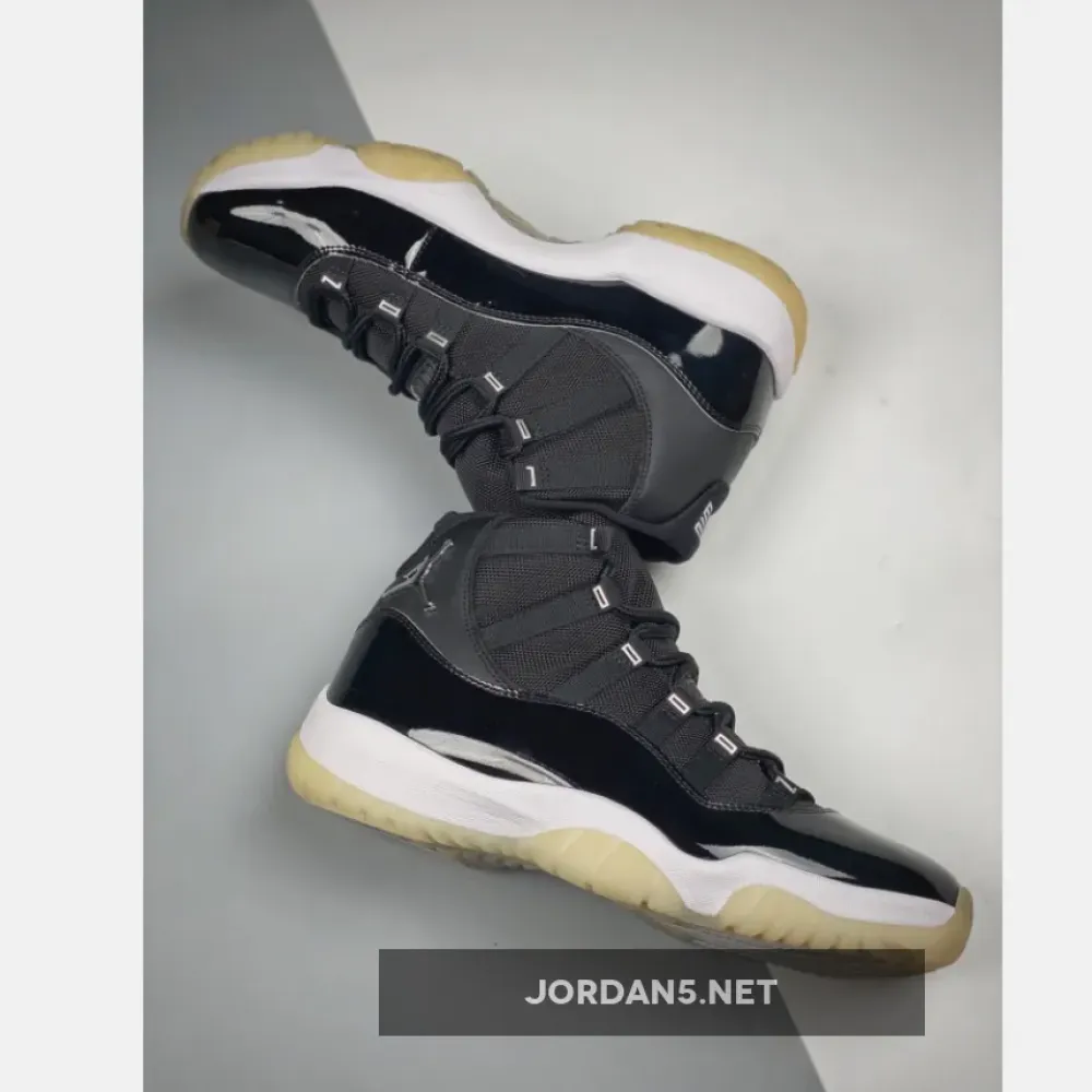 Air Jordan 11 “Jubilee 25th Anniversary” Black/Clear-White-Metallic Silver CT8012-011