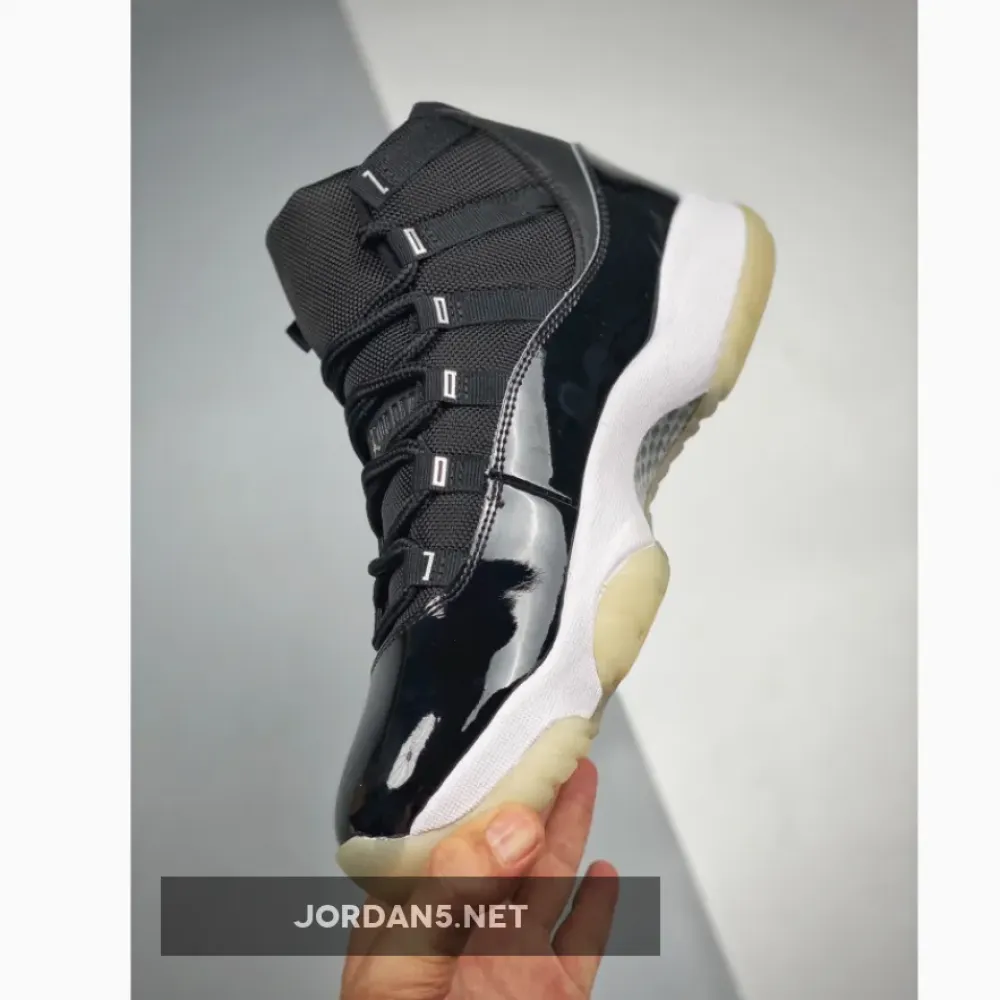 Air Jordan 11 “Jubilee 25th Anniversary” Black/Clear-White-Metallic Silver CT8012-011