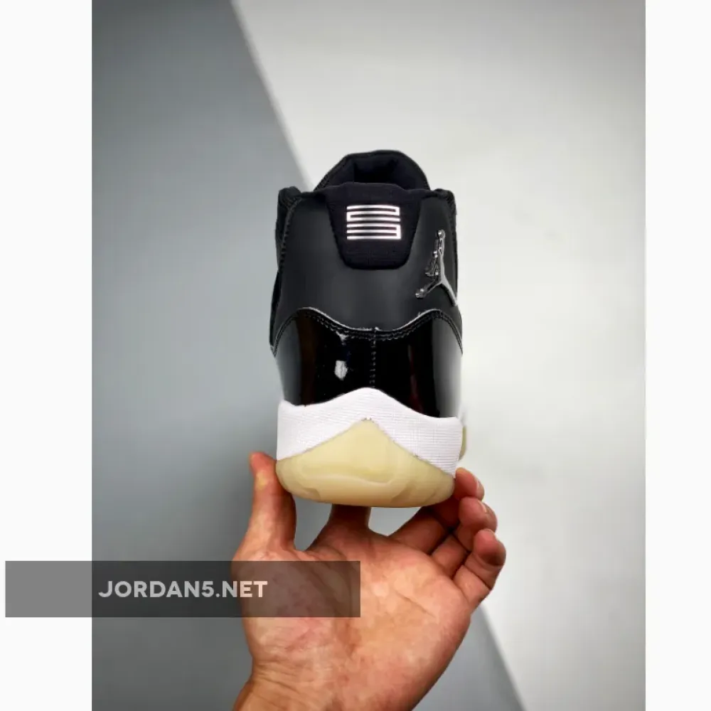 Air Jordan 11 “Jubilee 25th Anniversary” Black/Clear-White-Metallic Silver CT8012-011