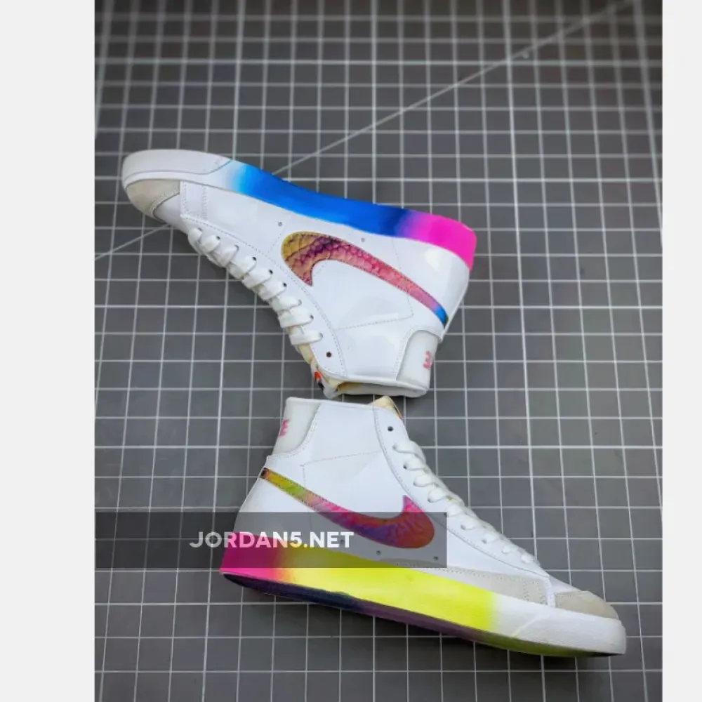 Nike Blazer Mid 77 Vintage White Bright Cactus CZ8653-136