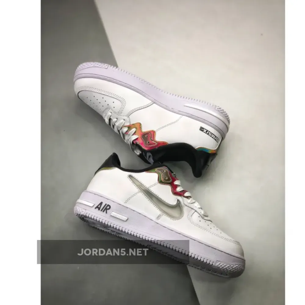 Nike Air Force 1 React White/Glow-Black-Multi-Color CN9838-100