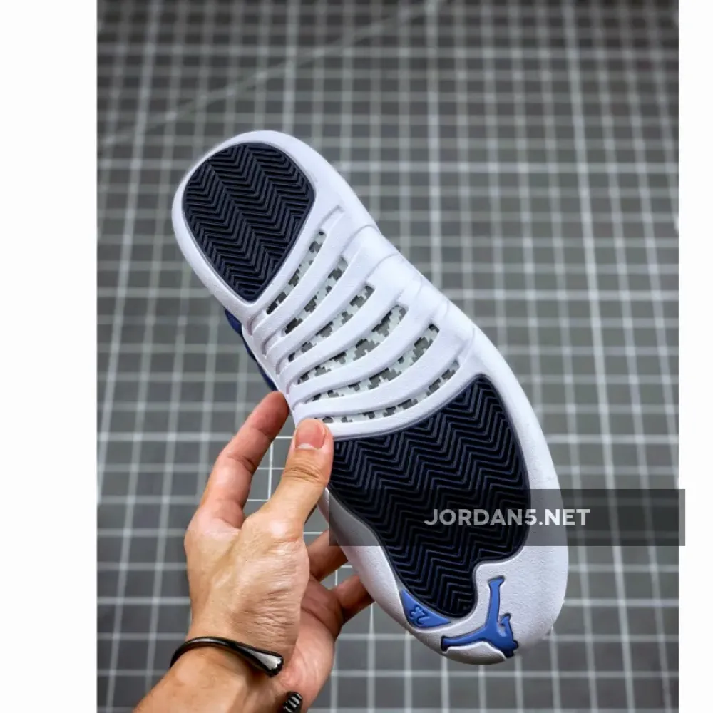 Air Jordan 12 “Indigo” Stone Blue/Legend Blue-Obsidian 130690-404