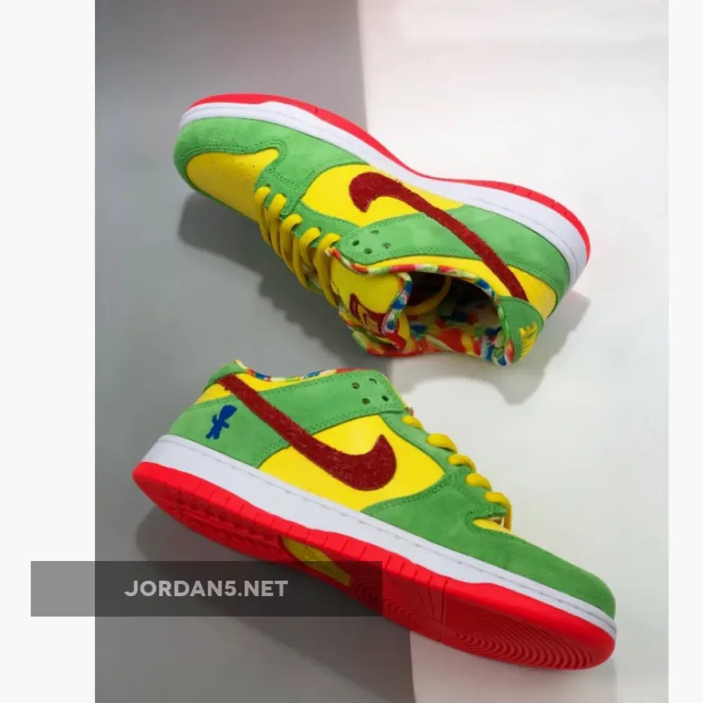 Sour Patch Kids x Nike SB Dunk Low Orange Green Red