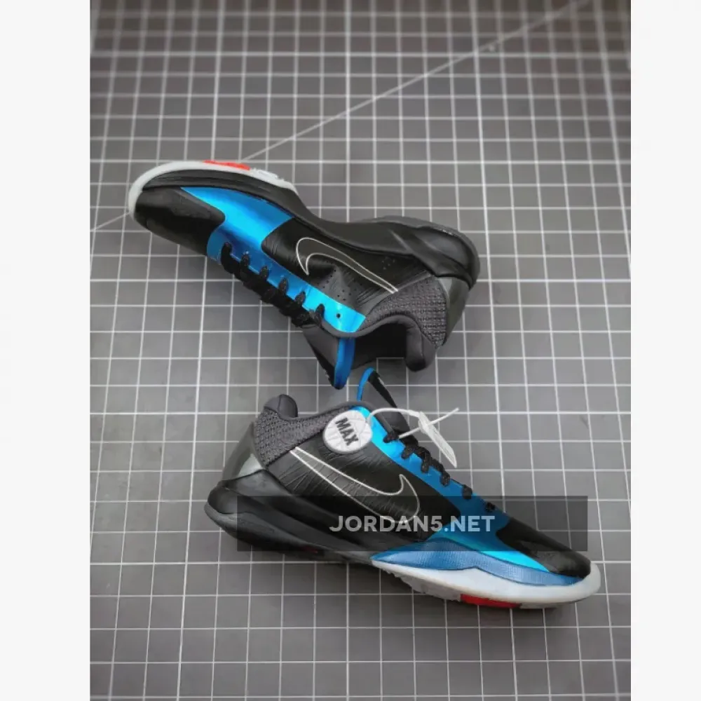 Nike Zoom Kobe 5 “Dark Knight” Black/Black-Dark Grey-Blue 386429-001