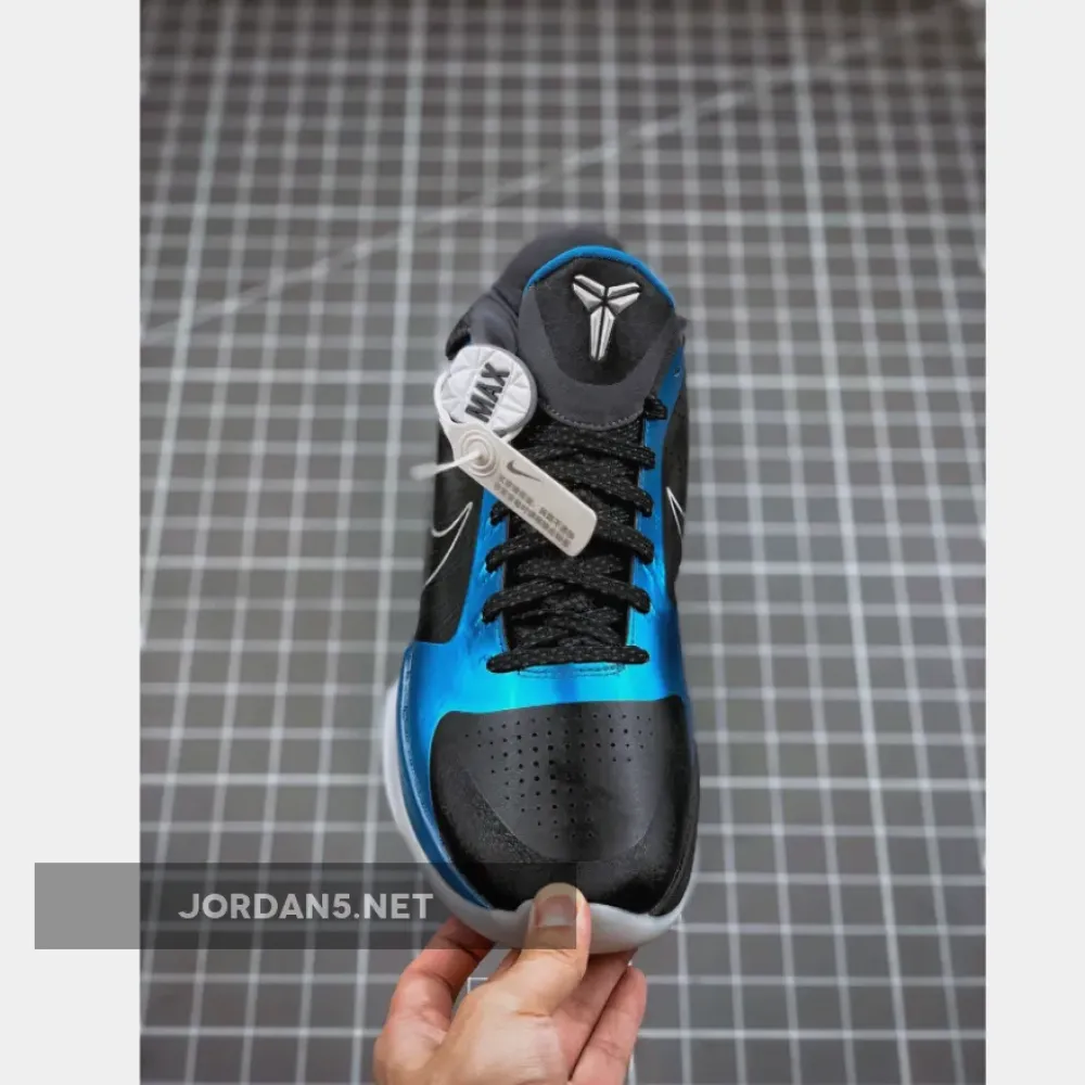 Nike Zoom Kobe 5 “Dark Knight” Black/Black-Dark Grey-Blue 386429-001