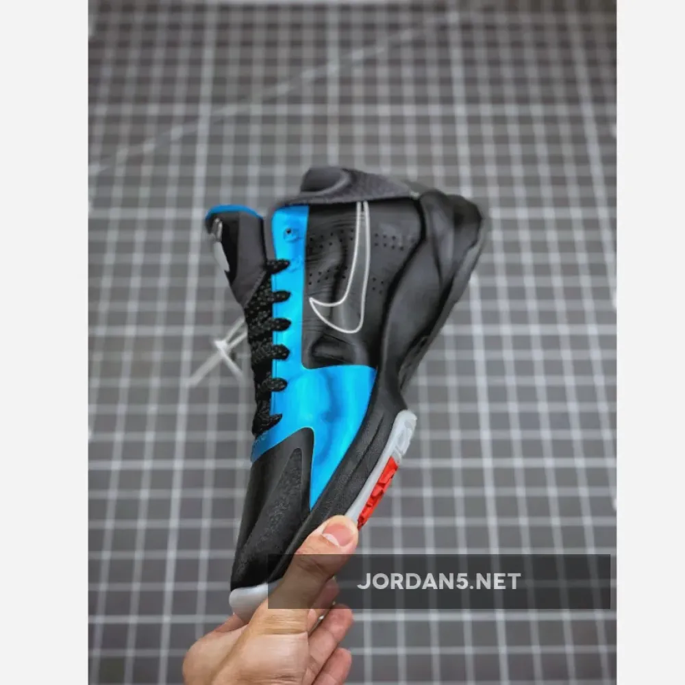 Nike Zoom Kobe 5 “Dark Knight” Black/Black-Dark Grey-Blue 386429-001