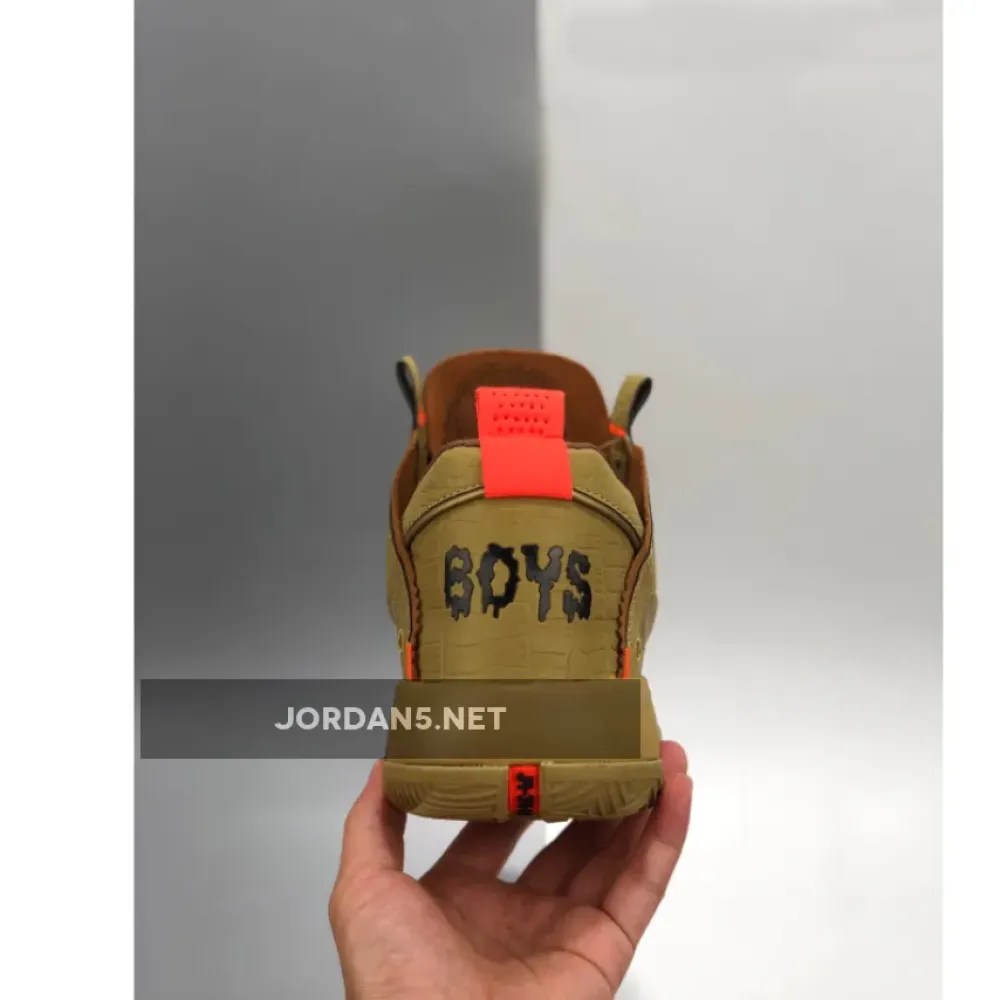 Air Jordan 34 “Bayou Boys” PE Brown Kelp/Bright Crimson DA1897-300