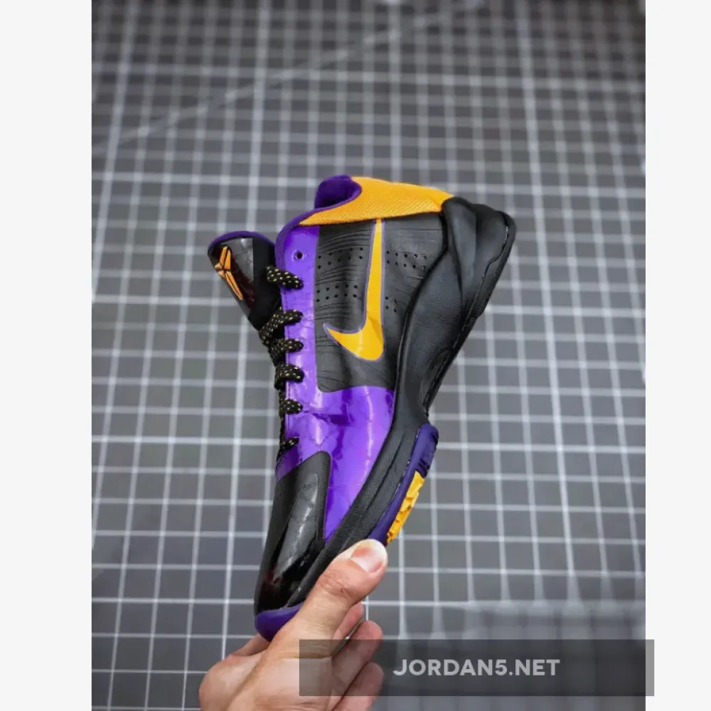 Nike Zoom Kobe 5 X ‘Lakers’ Black/De Sol-Varsity Purple 386430-071