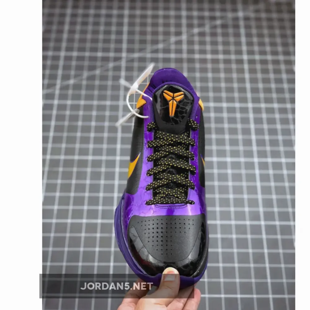 Nike Zoom Kobe 5 X ‘Lakers’ Black/De Sol-Varsity Purple 386430-071