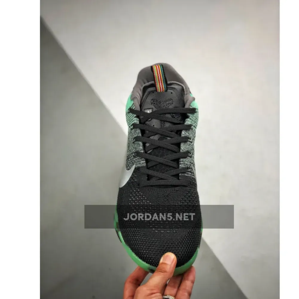 Nike Kobe 11 Elite Low “All-Star” Green Glow/Black-Persian Violet 822521-305