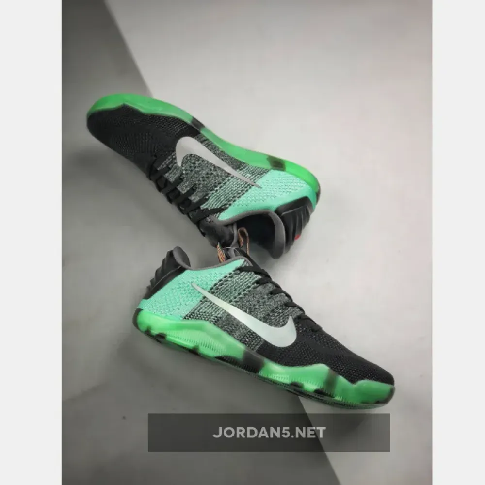 Nike Kobe 11 Elite Low “All-Star” Green Glow/Black-Persian Violet 822521-305