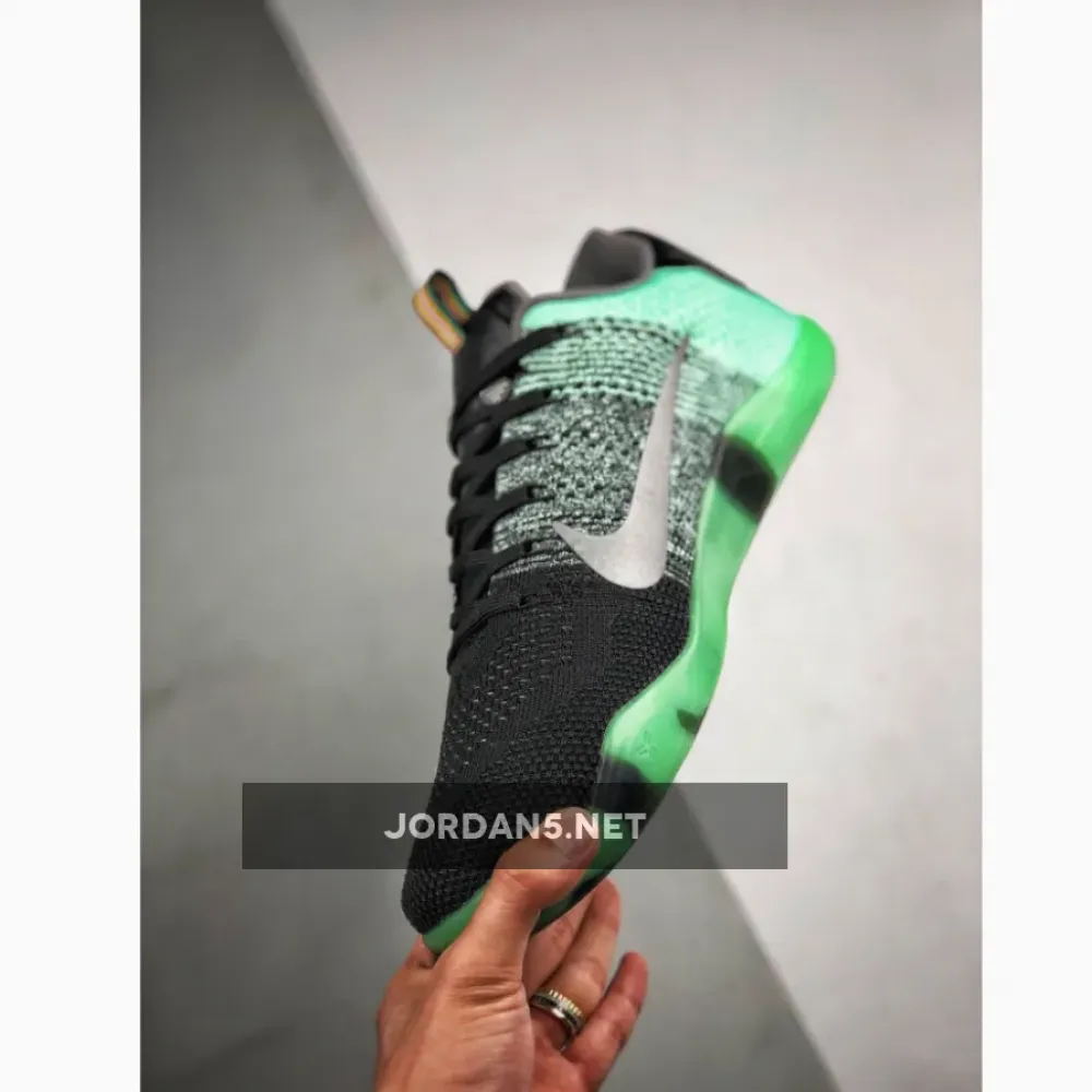 Nike Kobe 11 Elite Low “All-Star” Green Glow/Black-Persian Violet 822521-305