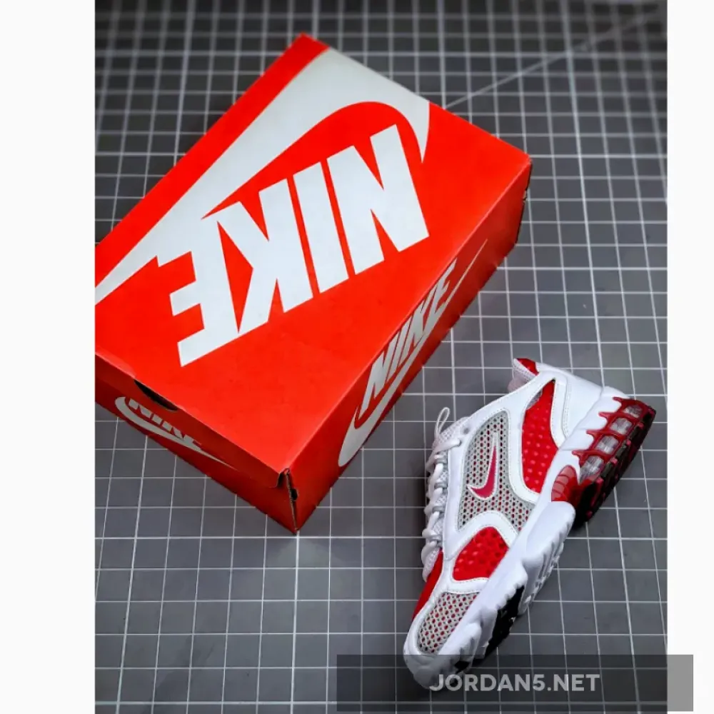 Nike Air Zoom Spiridon Caged 2 Cardinal Red White CD3613-600