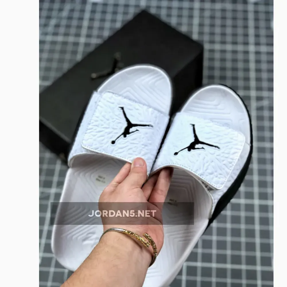 Jordan Hydro 7 V2 White Black  BQ6290-100