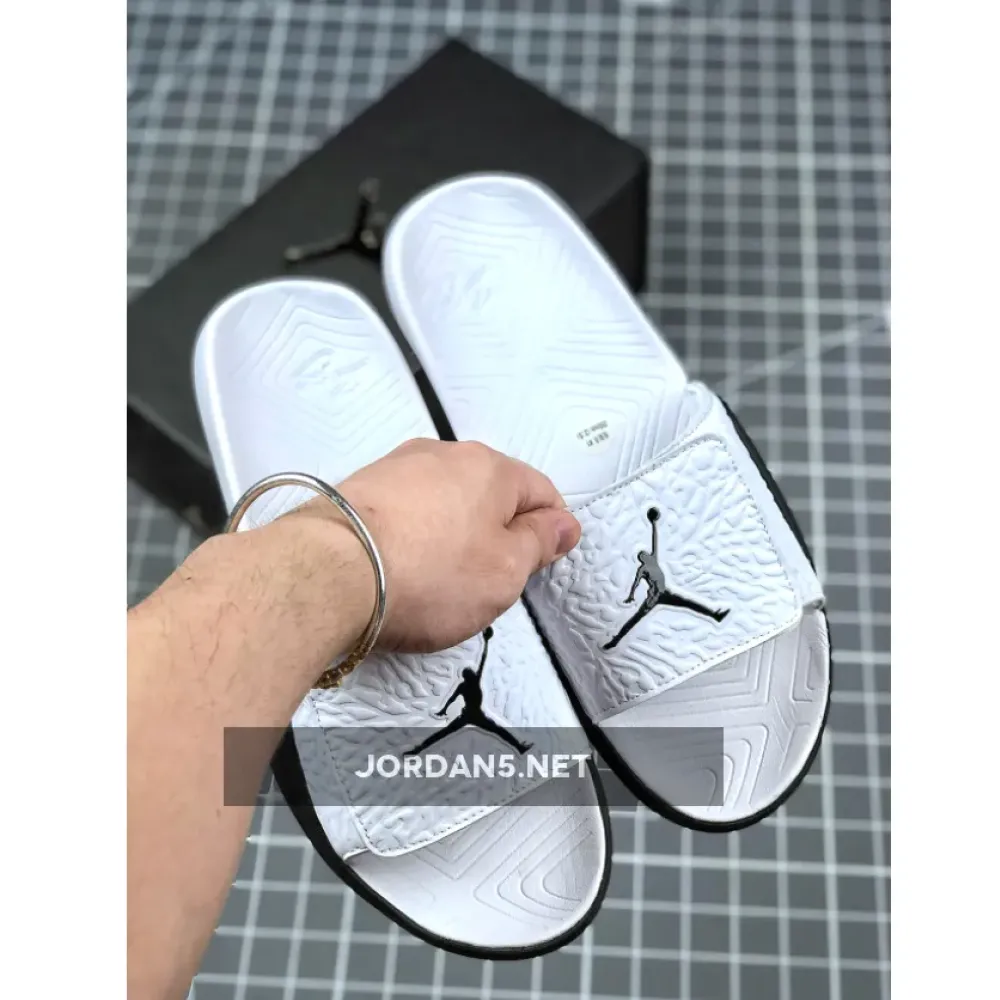 Jordan Hydro 7 V2 White Black  BQ6290-100