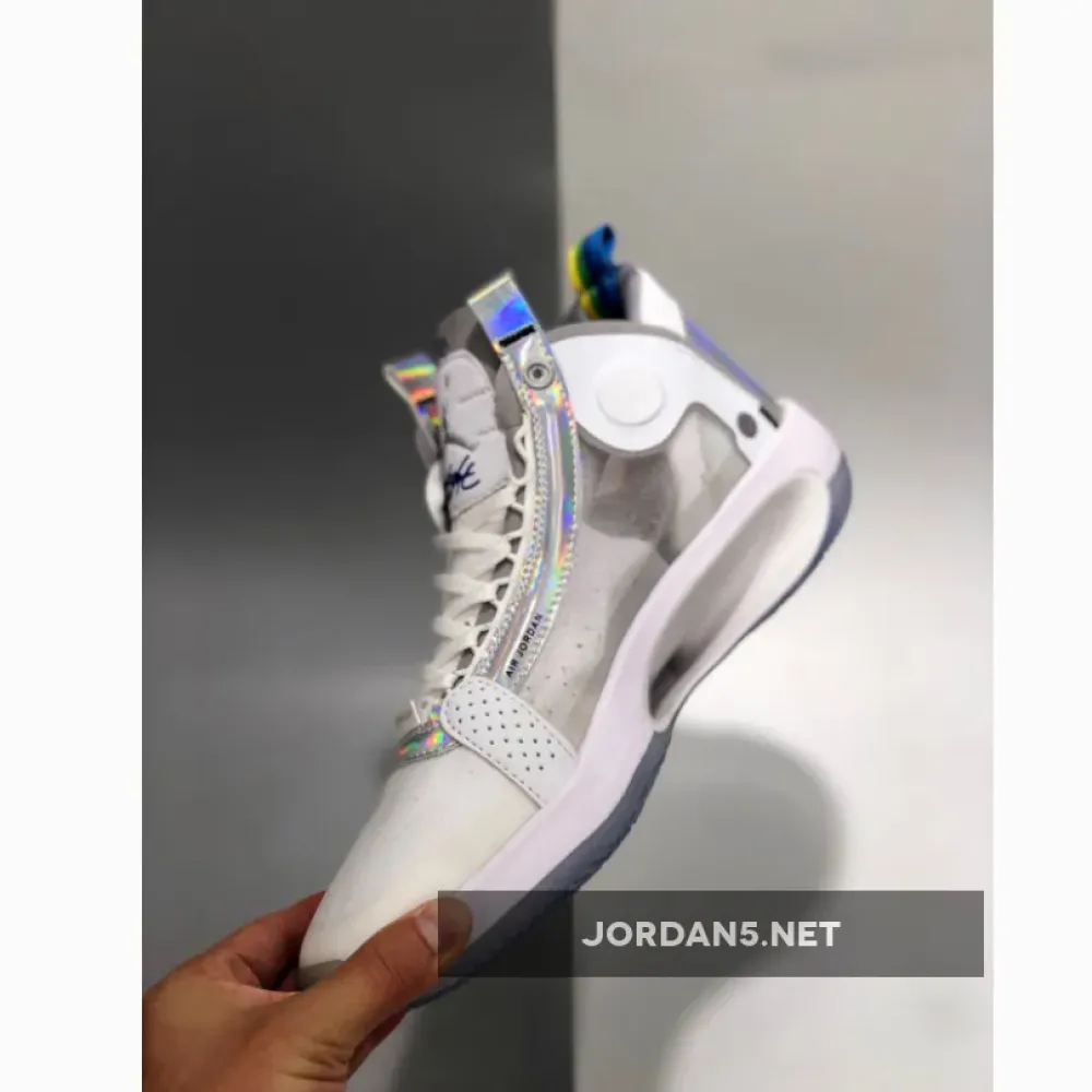 Air Jordan 34 “White Iridescent”  AR3240-101