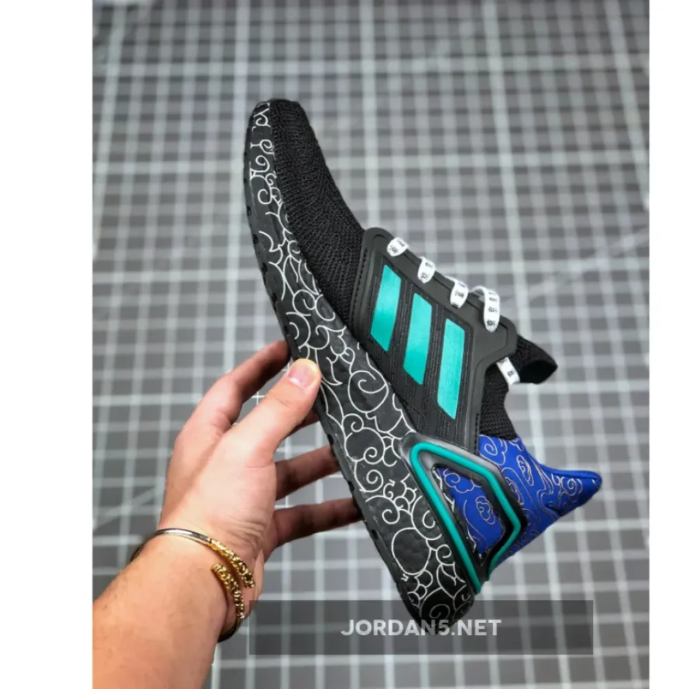 adidas UltraBOOST 20 Black/Glory Green FX8887