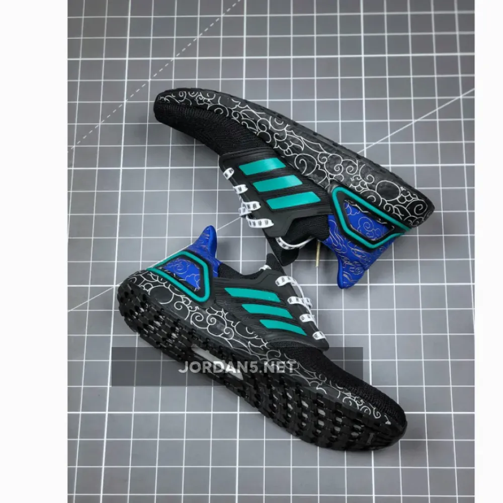 adidas UltraBOOST 20 Black/Glory Green FX8887