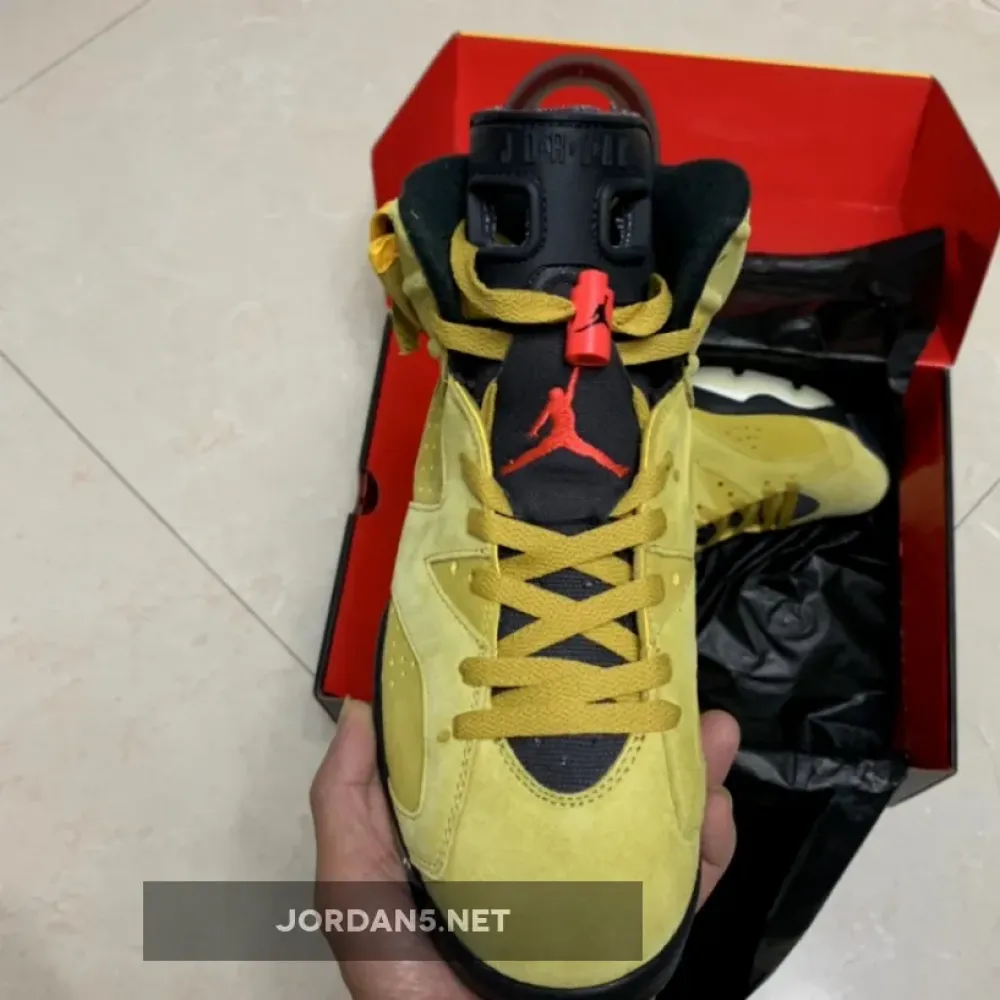 Travis Scott x Air Jordan 6 “Yellow”