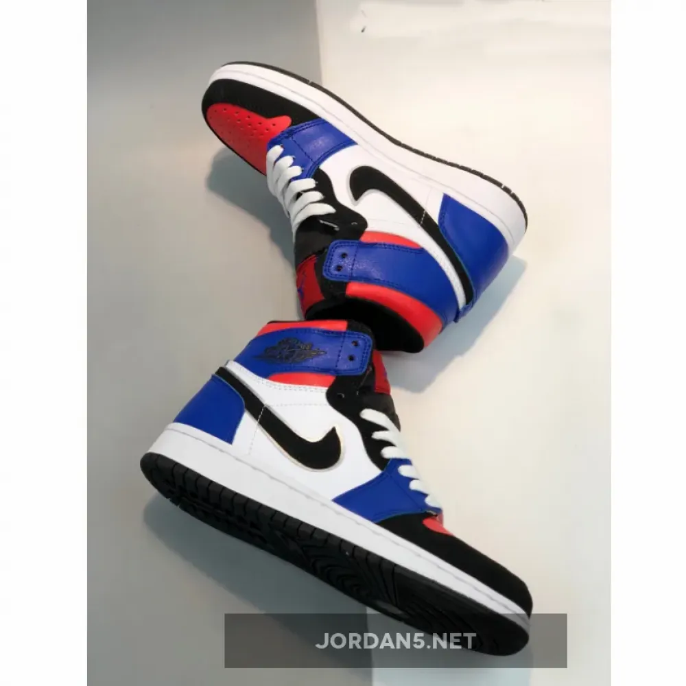 Air Jordan 1 Mid ‘Top 3’ Blue Red Black White  554724-124