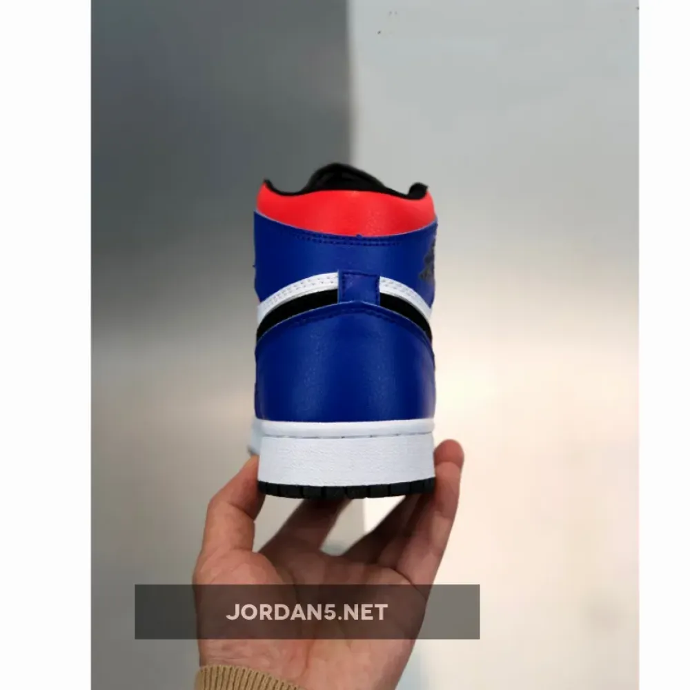 Air Jordan 1 Mid ‘Top 3’ Blue Red Black White  554724-124