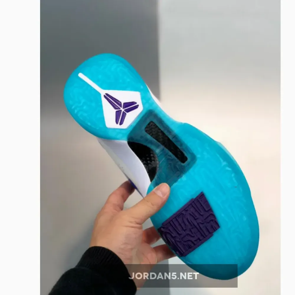 Nike Kobe 5 ’Lakers‘ White Blue Purple  386429-100