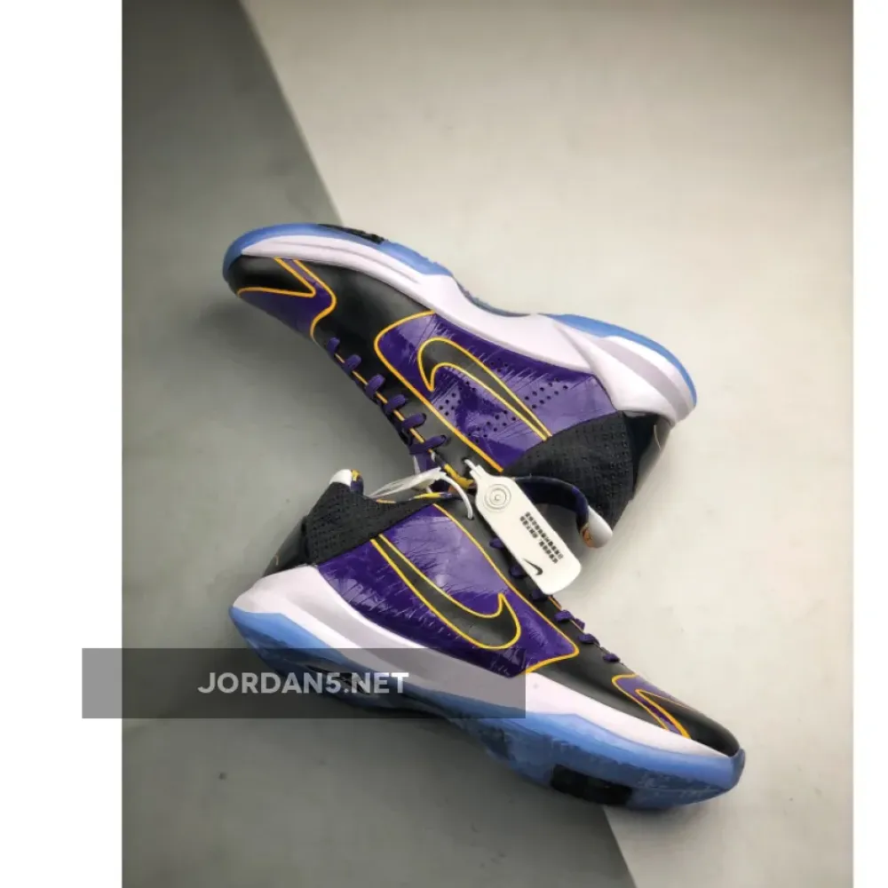 Nike Kobe 5 Protro ‘Lakers’ Court Purple/Black-University Gold CD4991-500