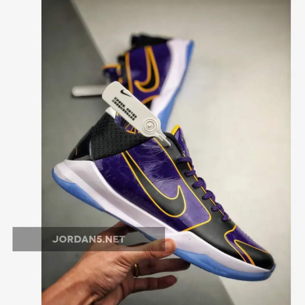 Nike Kobe 5 Protro ‘Lakers’ Court Purple/Black-University Gold CD4991-500
