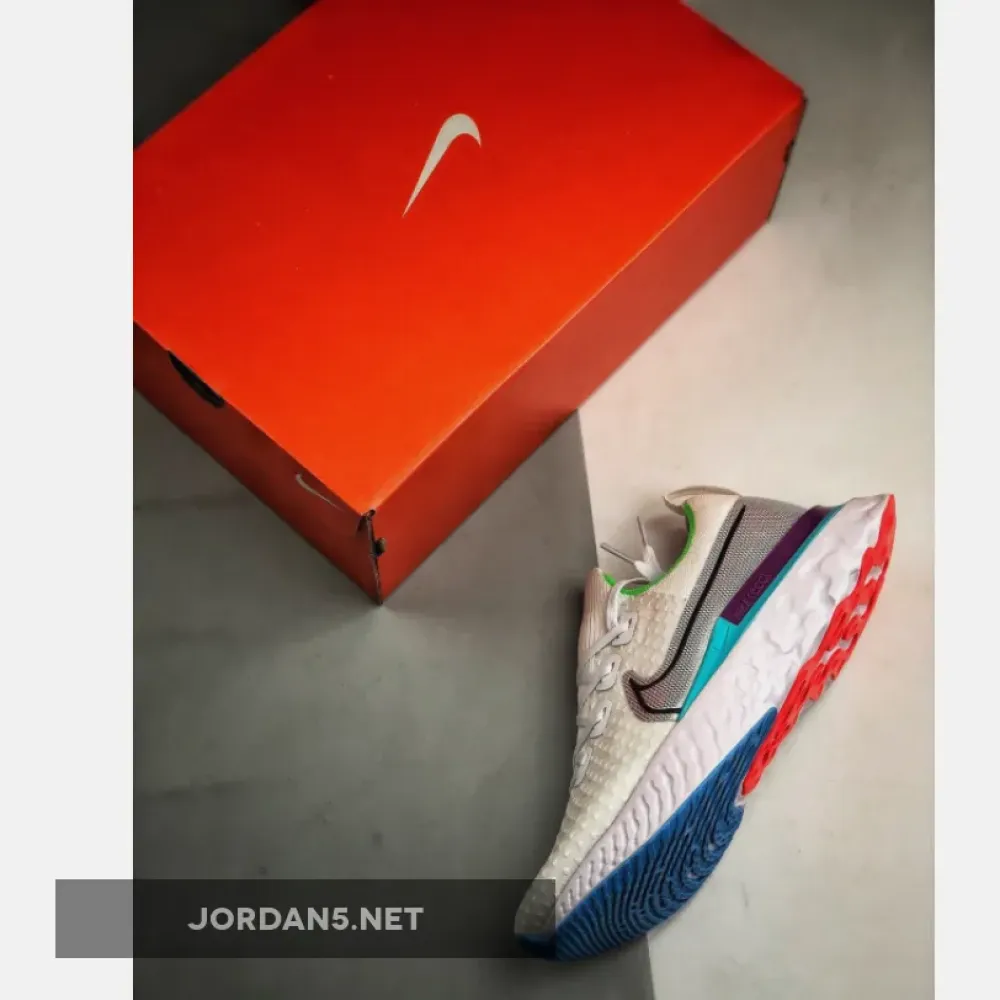 Nike React Infinity Run White/Silver-Green-Volt CD4371-102