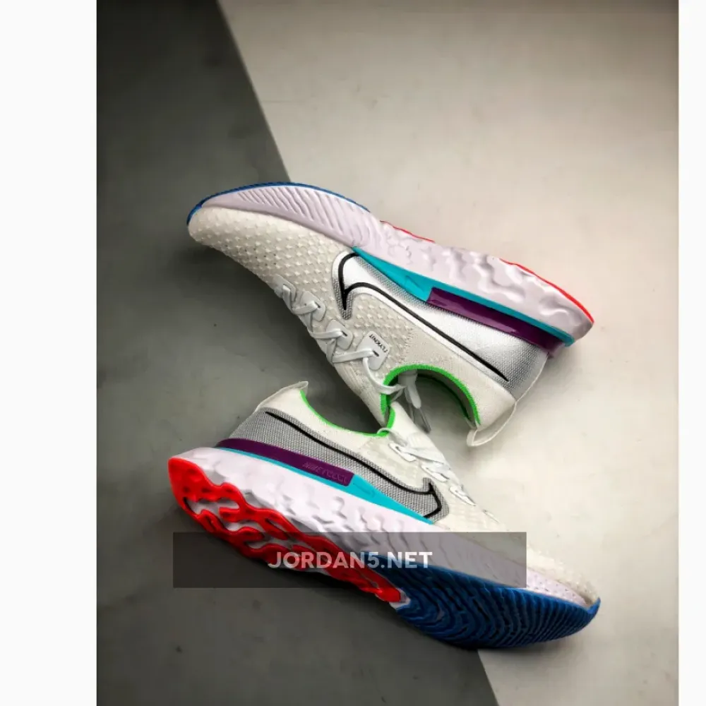 Nike React Infinity Run White/Silver-Green-Volt CD4371-102