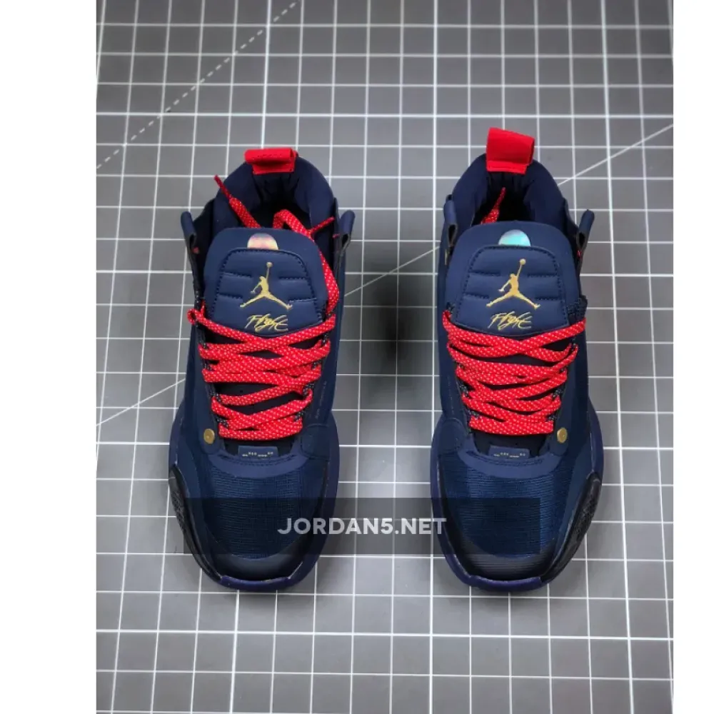 Air Jordan 34 Navy Blue/Gold