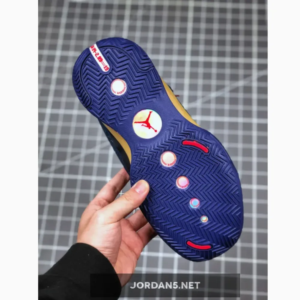 Air Jordan 34 Navy Blue/Gold