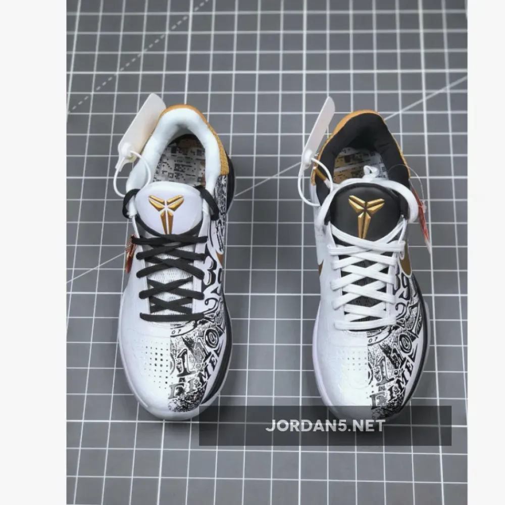 Nike Kobe 5 Protro “Big Stage” White/Metallic Gold-Black CT8014-100