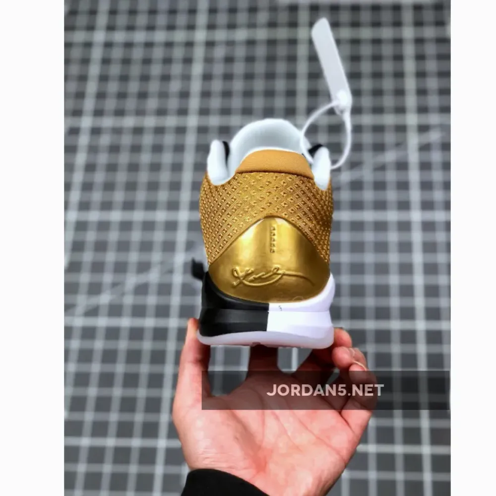 Nike Kobe 5 Protro “Big Stage” White/Metallic Gold-Black CT8014-100