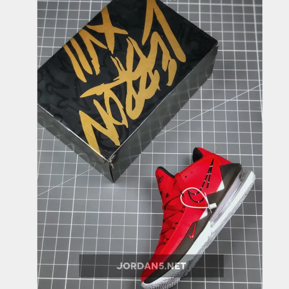 Nike LeBron 17 Low Red Black