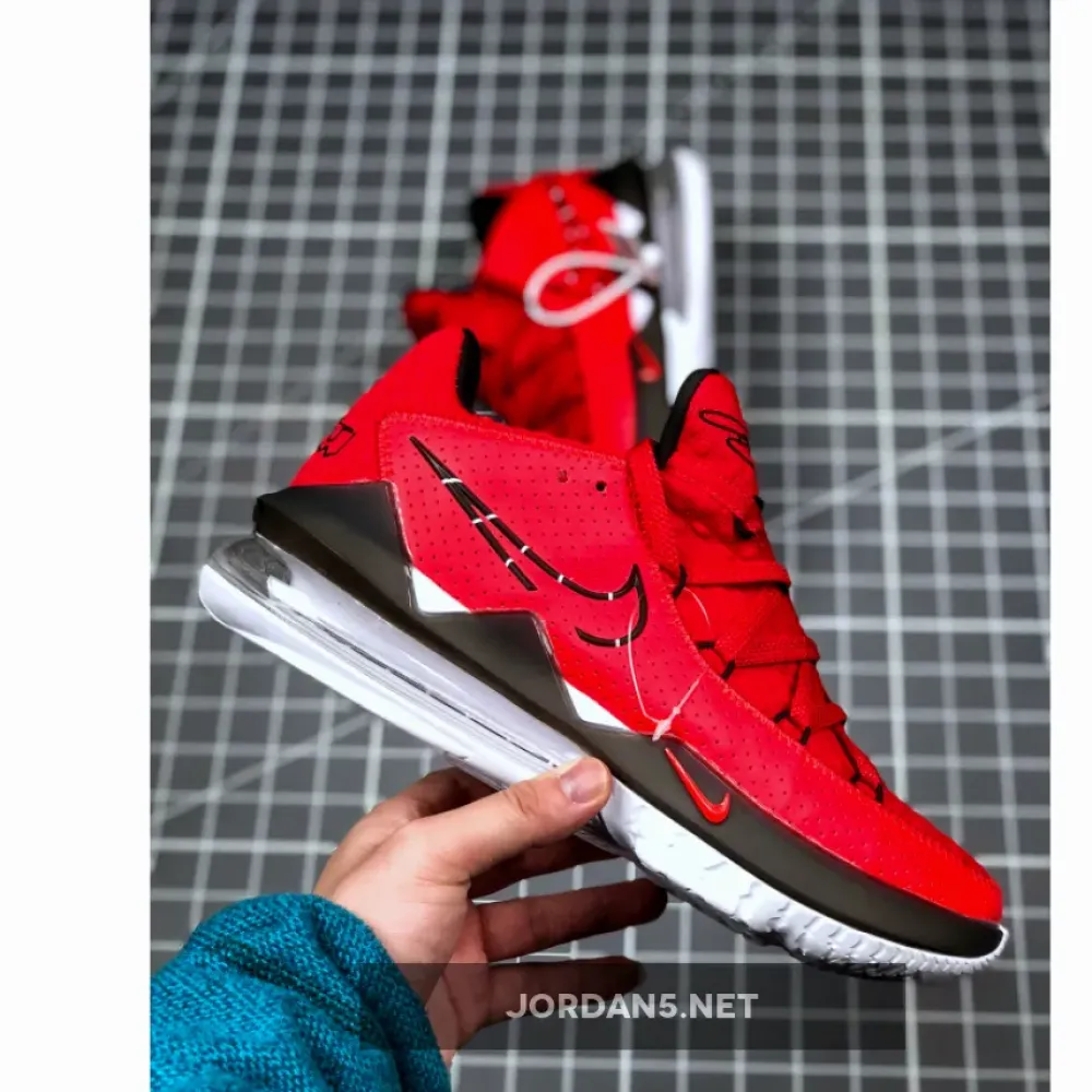 Nike LeBron 17 Low Red Black