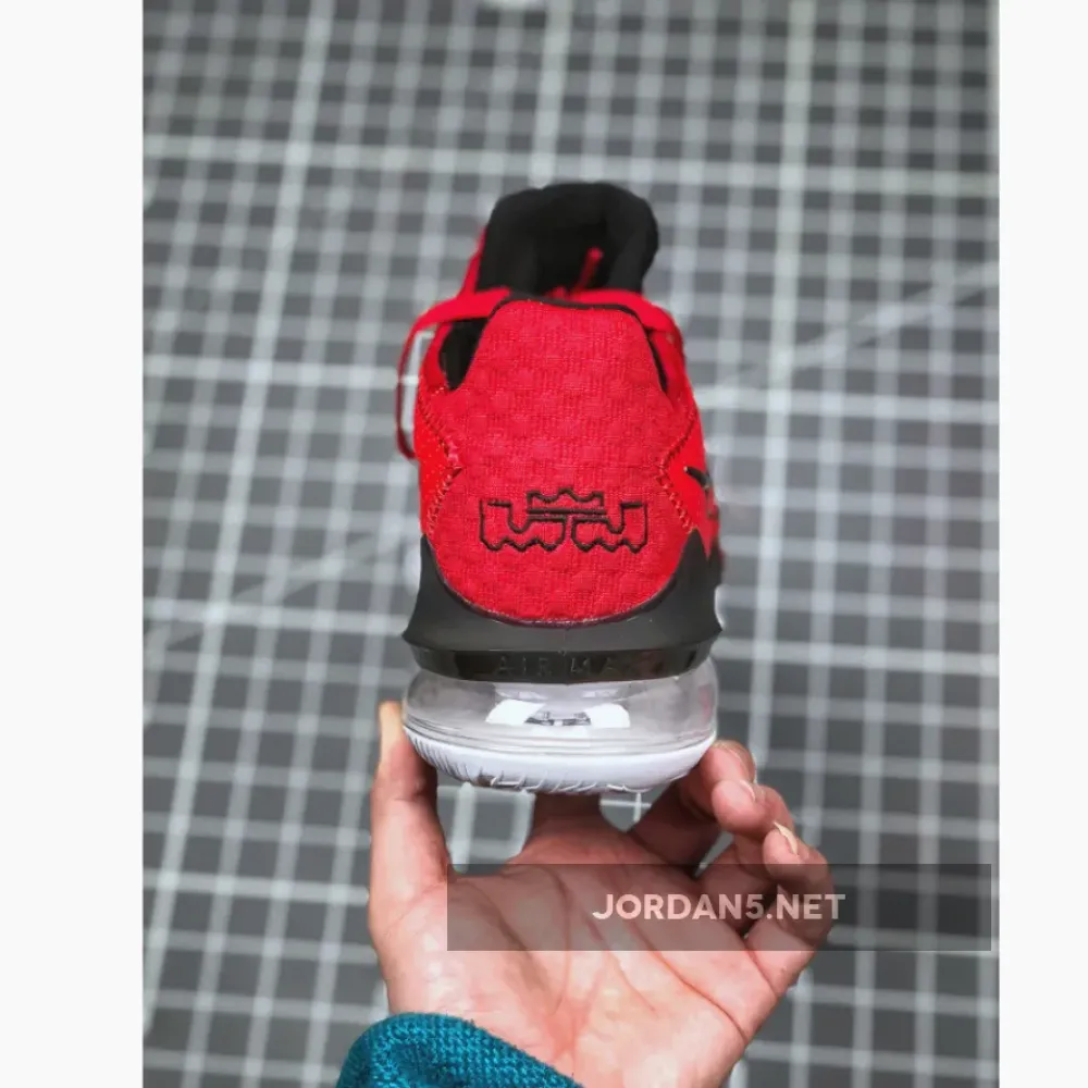 Nike LeBron 17 Low Red Black
