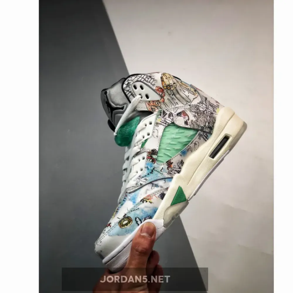 Air Jordan 5 ‘Wings’ Multi-Color  AV2405-900
