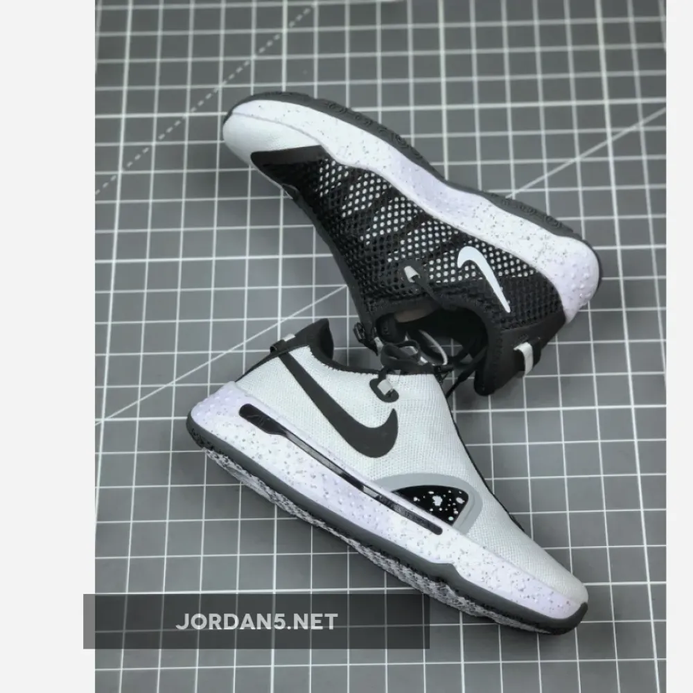 Nike PG 4 “Oreo” White/Black-Pure Platinum  CD5079-100