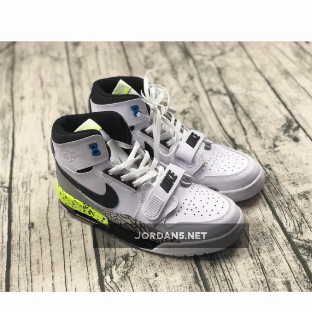 Jordan Legacy 312 White/Black-Volt-Vivid Blue AQ4160-107
