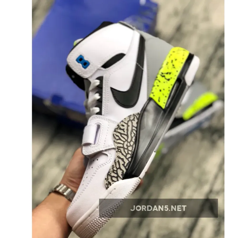 Jordan Legacy 312 White/Black-Volt-Vivid Blue AQ4160-107