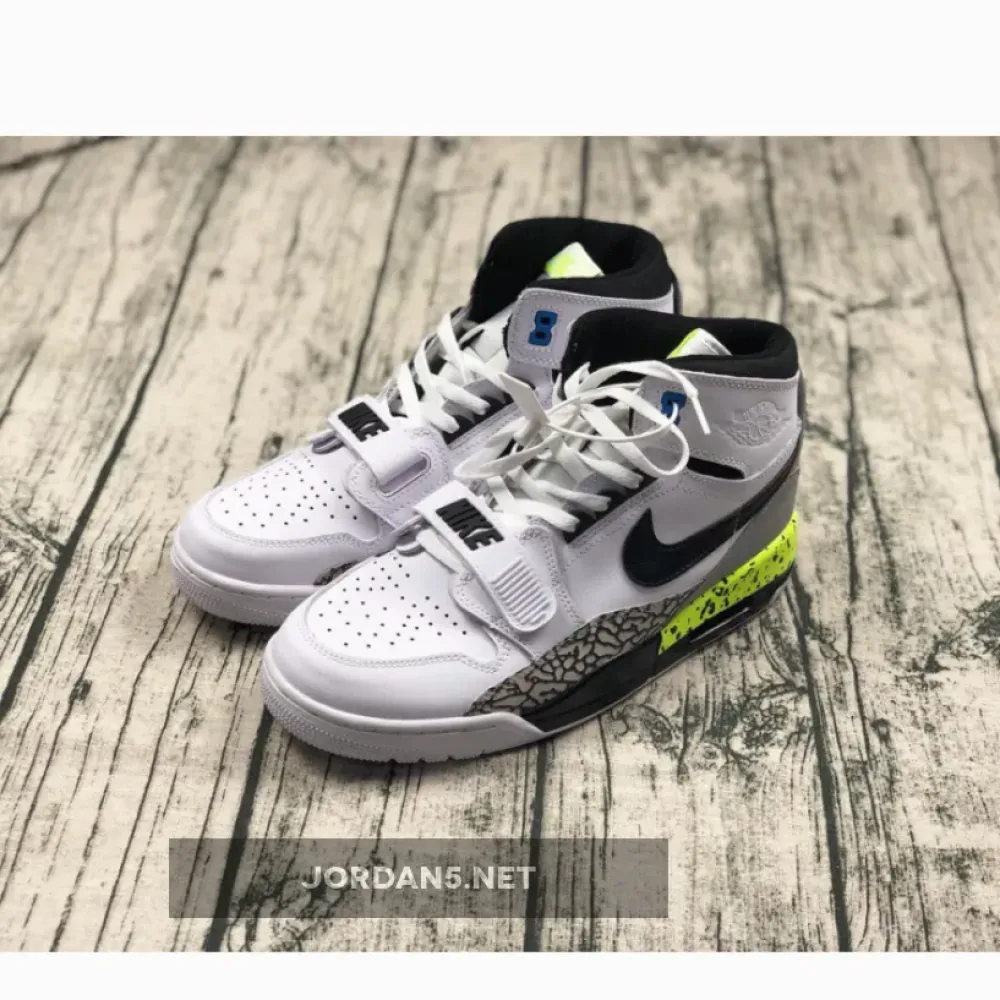Jordan Legacy 312 White/Black-Volt-Vivid Blue AQ4160-107