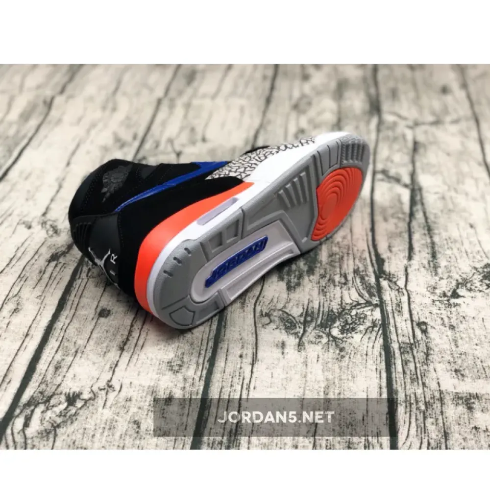 Air Jordan Legacy 312 “Knicks” Black/Rush Blue-Brilliant Orange AV3922-048