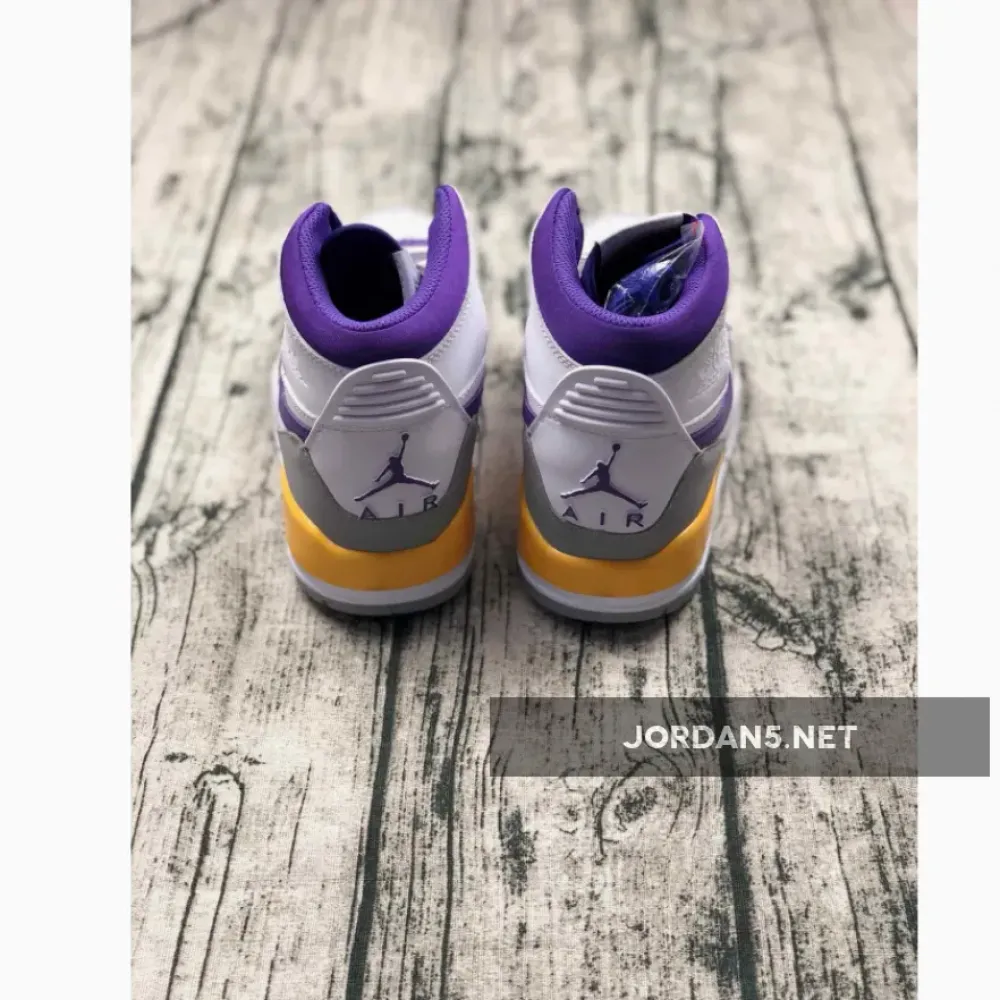 Air Jordan Legacy 312 “Lakers” White/Field Purple-Amarillo AV3922-157